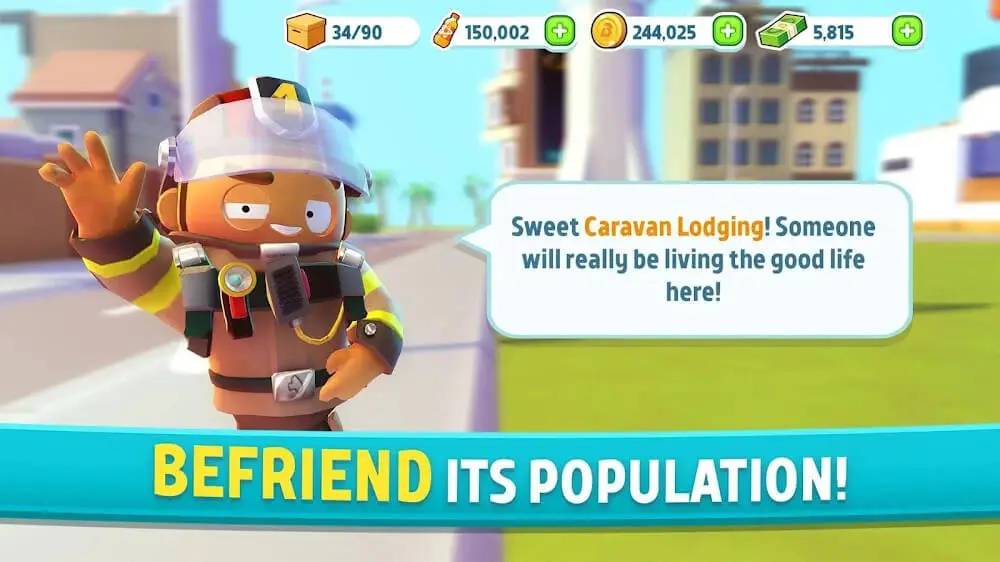 Screenshot of the City Mania game