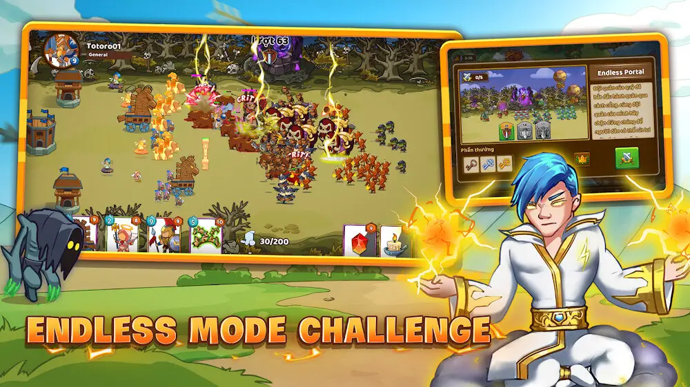 Screenshot of the Clash of Legions game