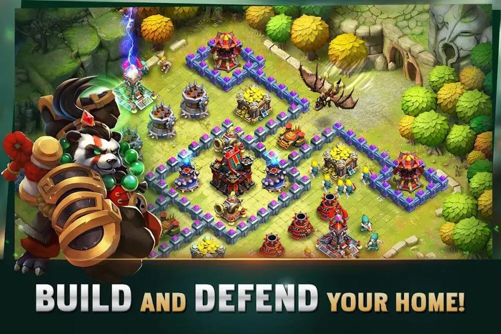 Screenshot of the Clash of Lords 2: Guild Castle game