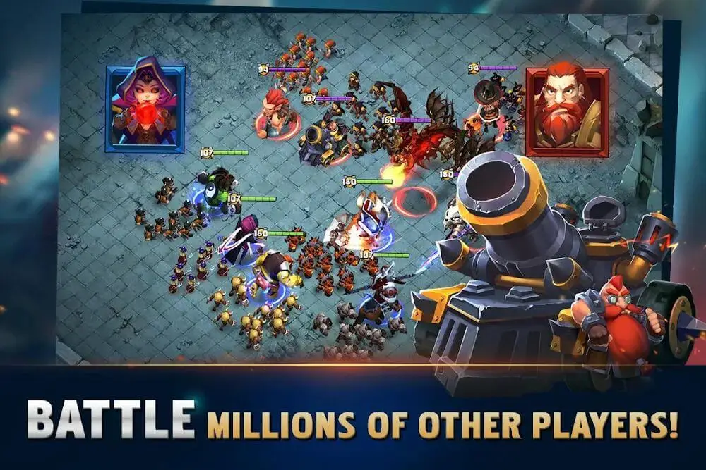 Screenshot of the Clash of Lords 2: Guild Castle game