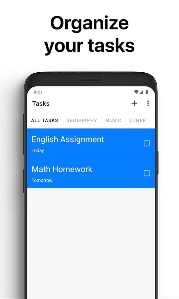 Screenshot of the Class Timetable app