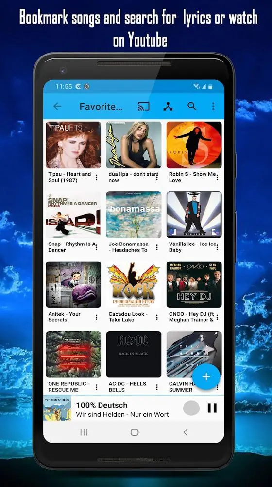 Screenshot of the Cloud Radio Pro app