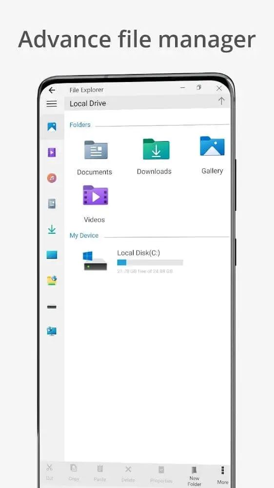 Screenshot of the Computer Launcher 2 app