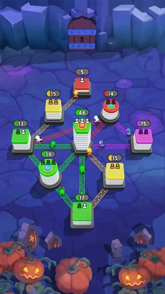 Screenshot of the Conquer the City: Tower War app