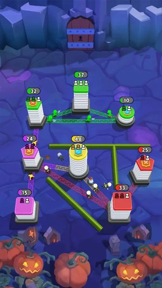 Screenshot of the Conquer the City: Tower War app