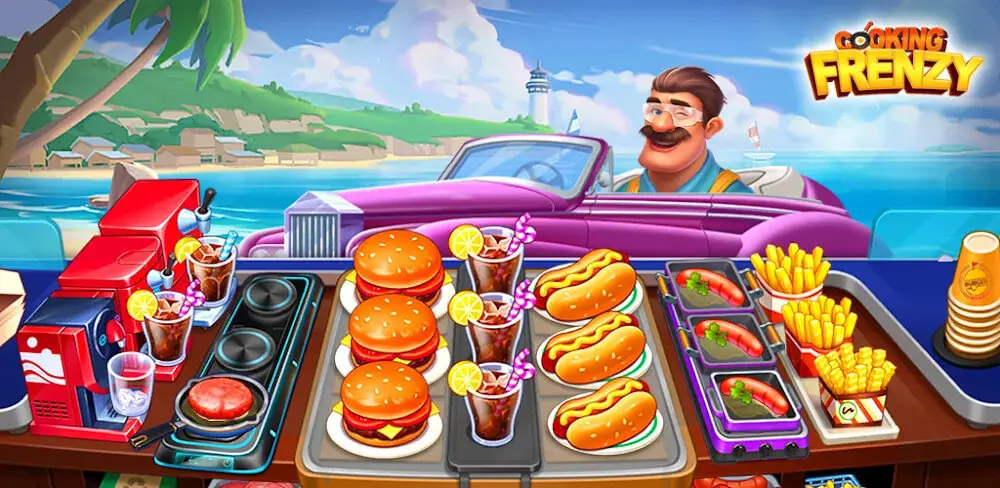 Screenshot of the Cooking Frenzy game
