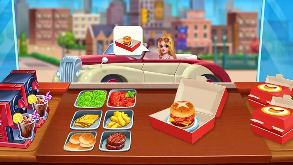 Screenshot of the Cooking Frenzy game