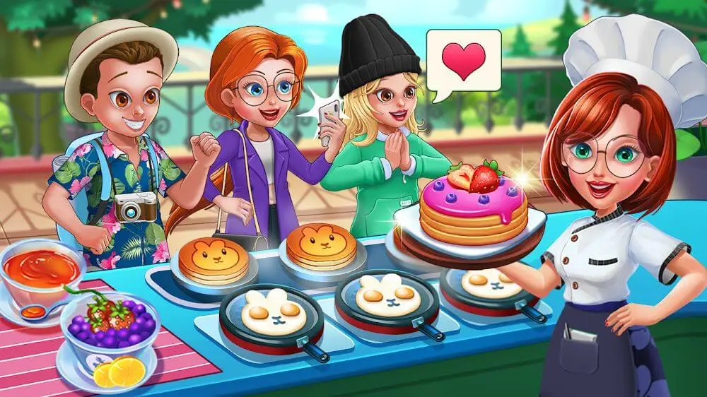 Screenshot of the Cooking World game