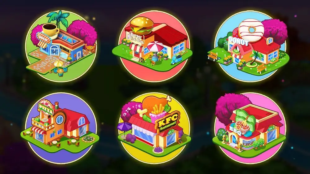 Screenshot of the Cooking World game