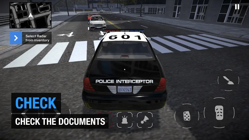 Screenshot of the Cop Watch Police Simulator game