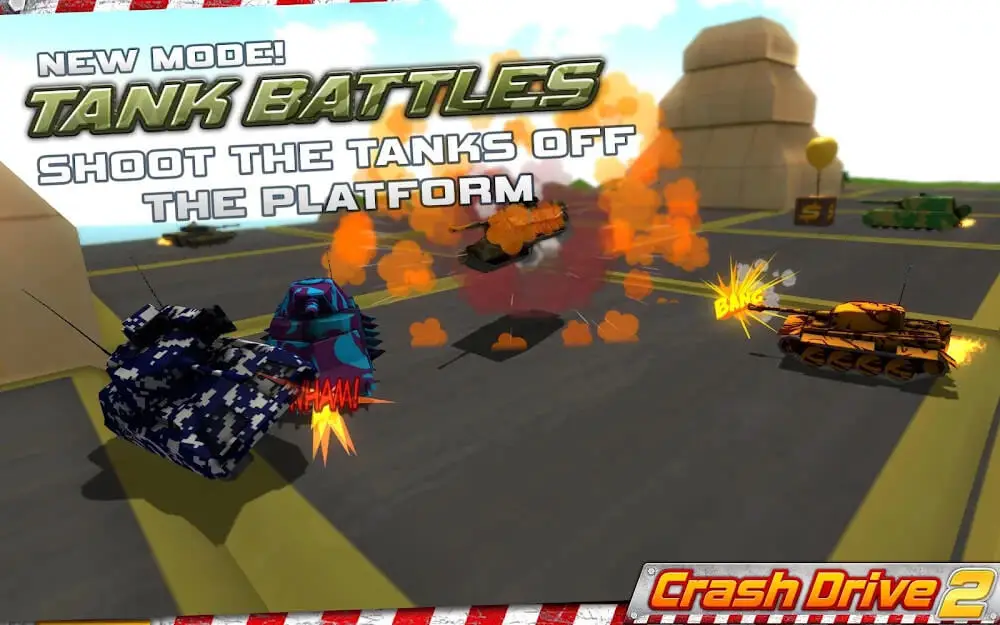 Screenshot of the Crash Drive 2 game