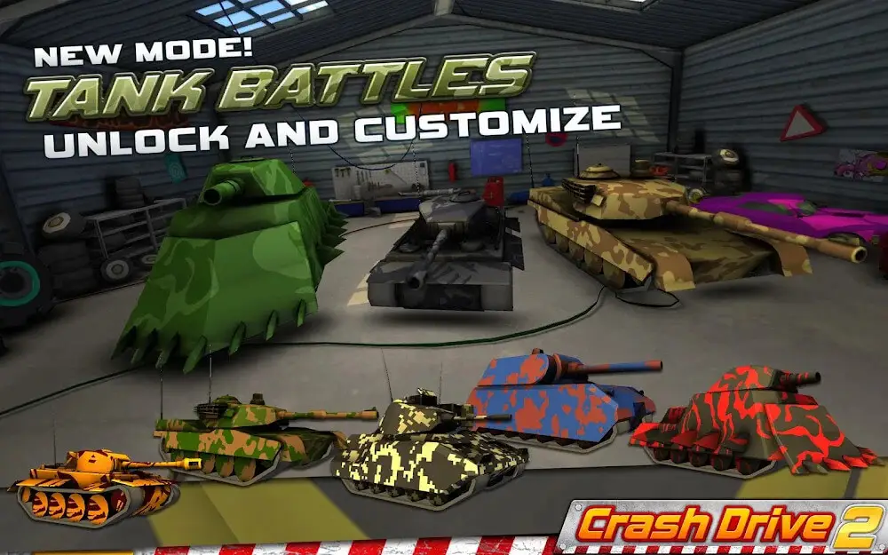 Screenshot of the Crash Drive 2 game
