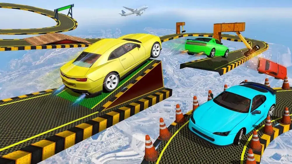 Screenshot of the Crazy Car Driving game