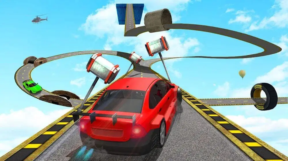 Screenshot of the Crazy Car Driving game