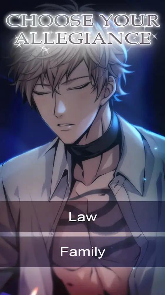 Screenshot of the Criminal Desires app