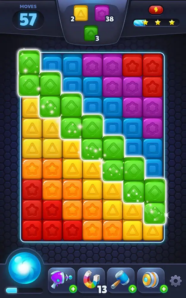 Screenshot of the Cubes Empire Champions app