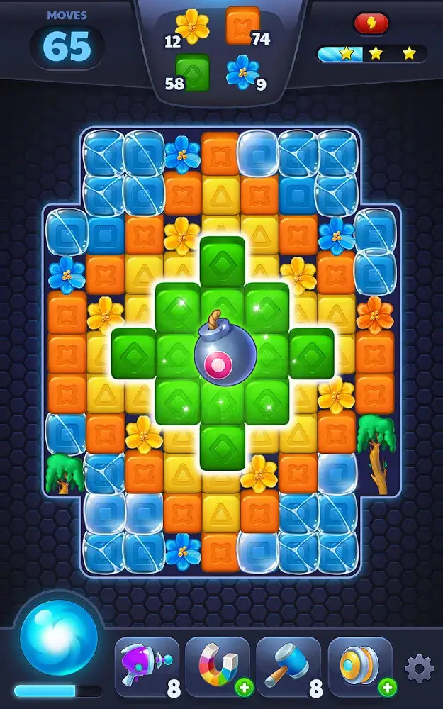 Screenshot of the Cubes Empire Champions app