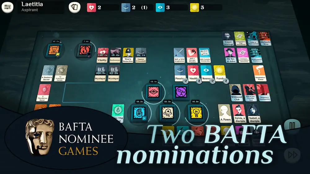 Screenshot of the Cultist Simulator game