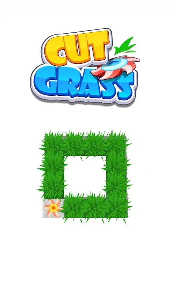 Screenshot of the Cut Grass app