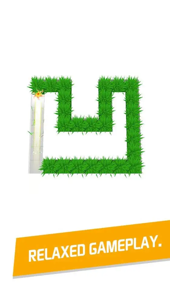 Screenshot of the Cut Grass app
