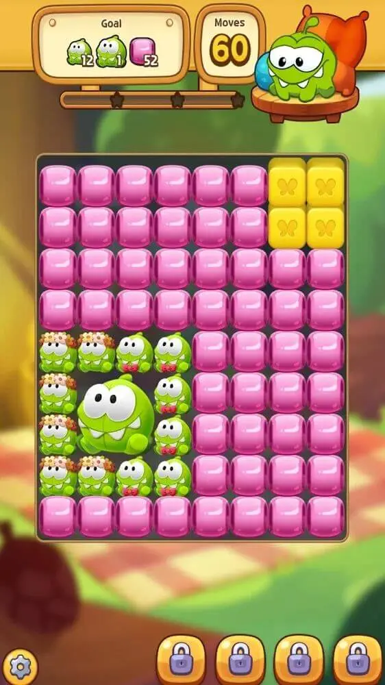 Screenshot of the Cut the Rope: BLAST app
