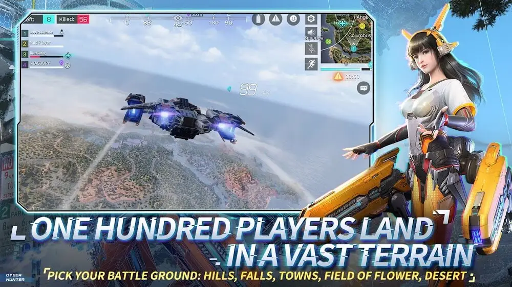 Screenshot of the Cyber Hunter game