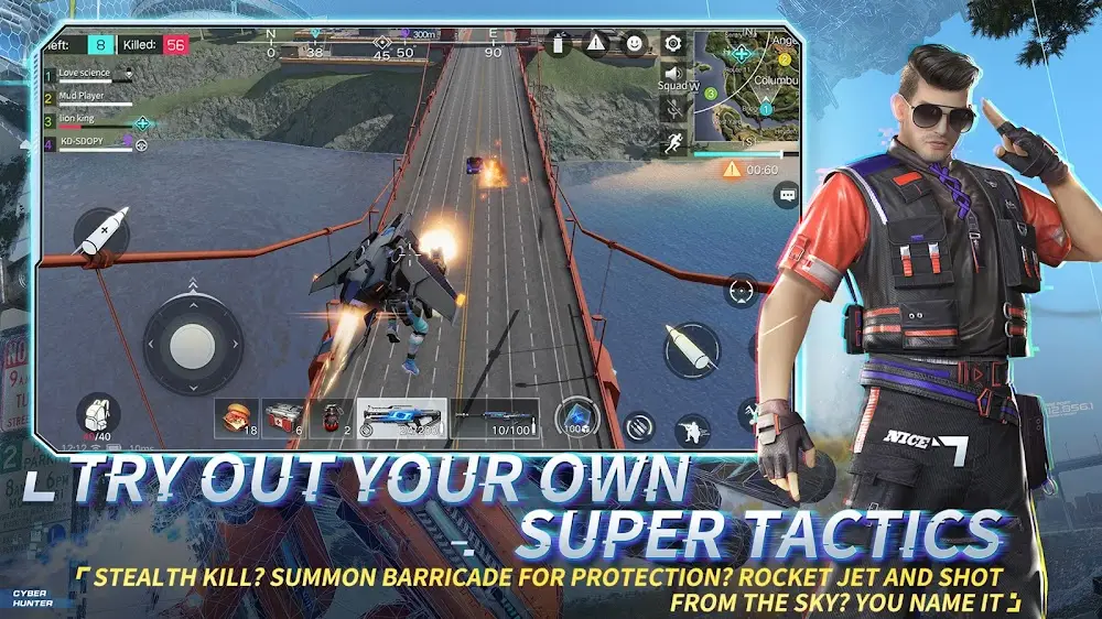 Screenshot of the Cyber Hunter game