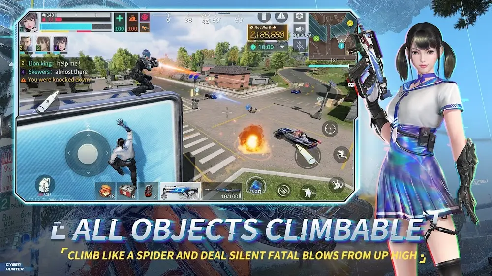 Screenshot of the Cyber Hunter game