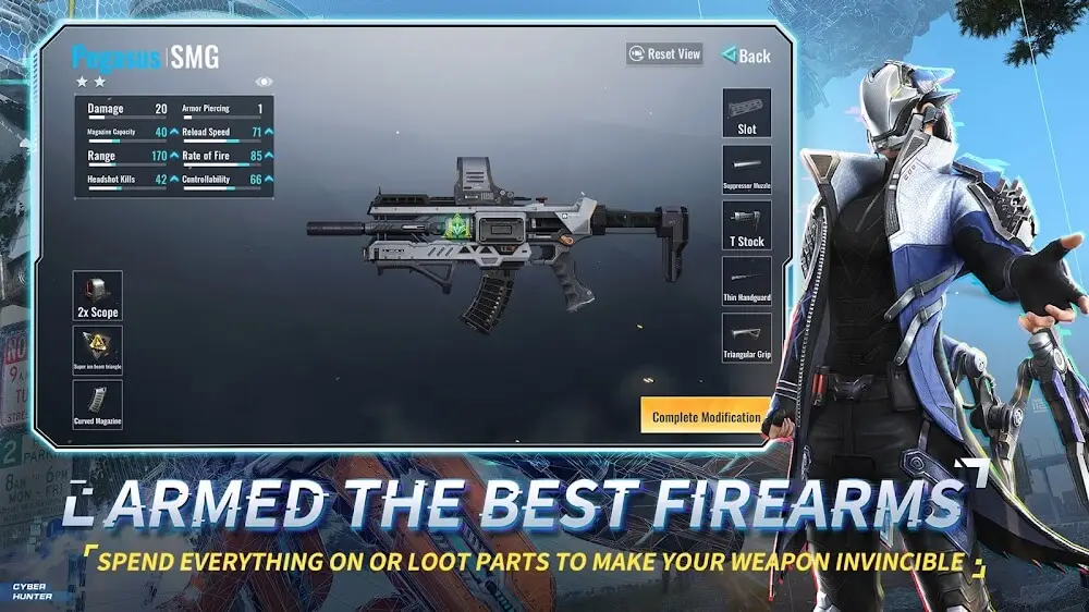 Screenshot of the Cyber Hunter game