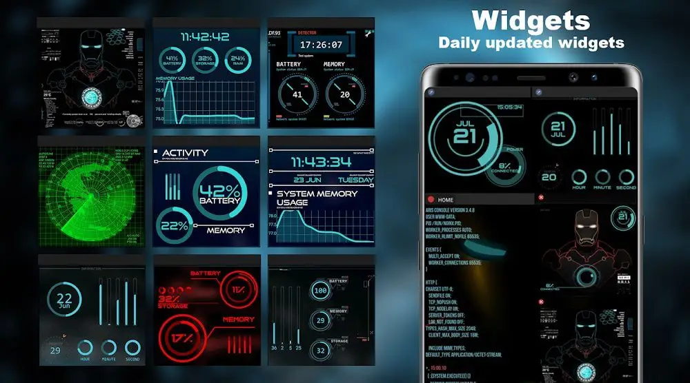 Screenshot of the Cyber Launcher game