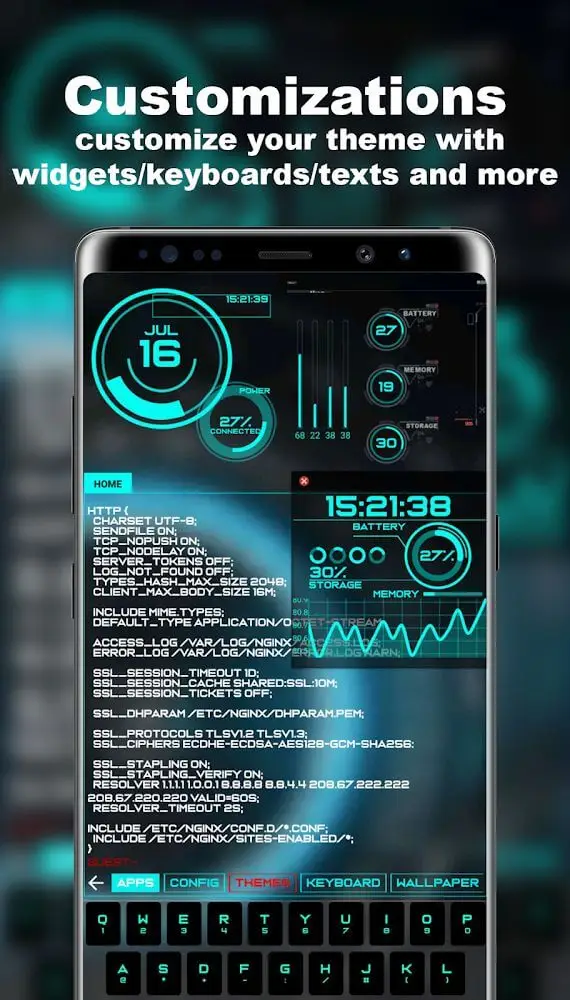 Screenshot of the Cyber Launcher game
