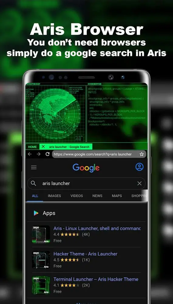 Screenshot of the Cyber Launcher game