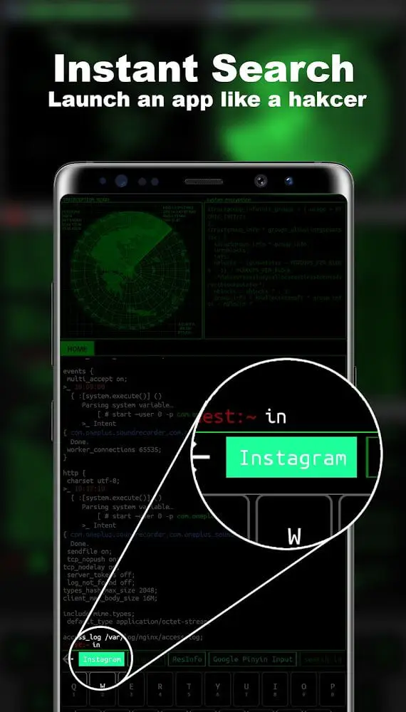 Screenshot of the Cyber Launcher game
