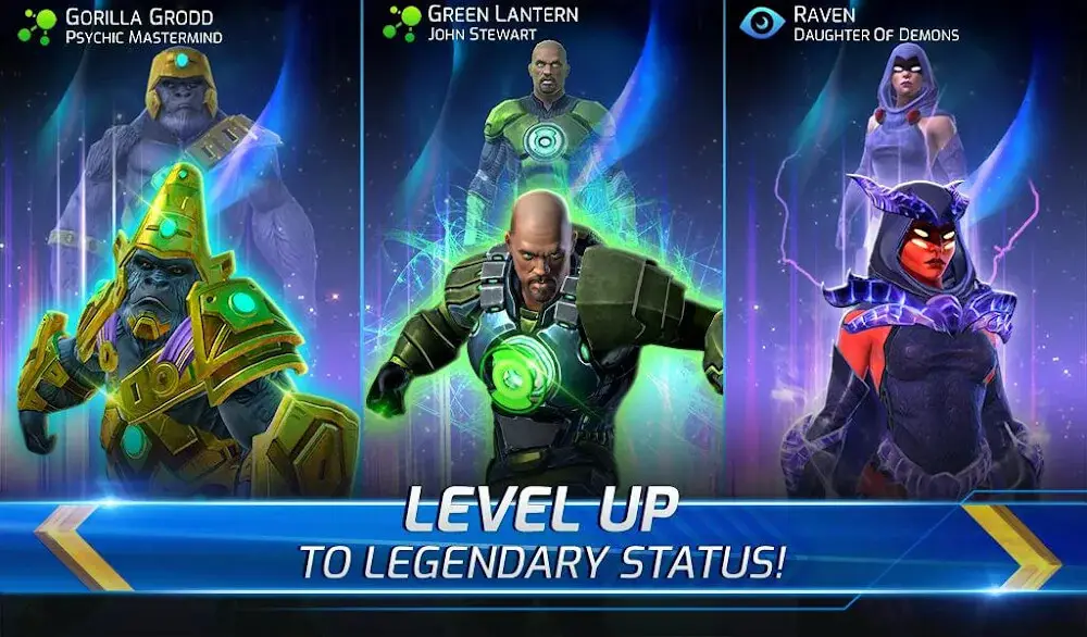 Screenshot of the DC Legends game