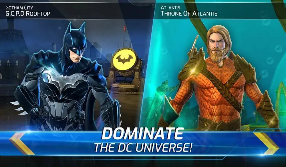 Screenshot of the DC Legends game