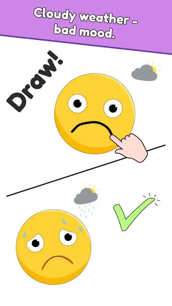 Screenshot of the DOP: Draw One Part app