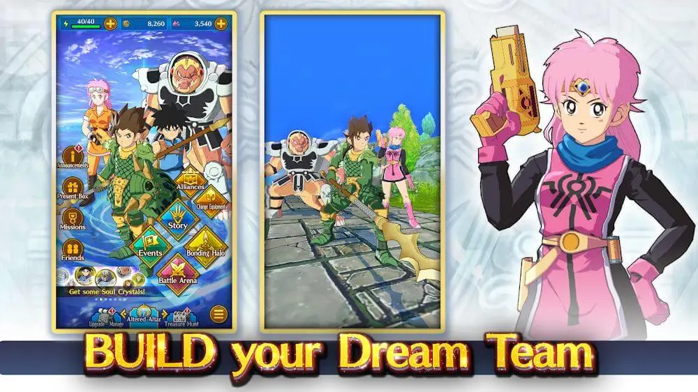 Screenshot of the DQ Dai game