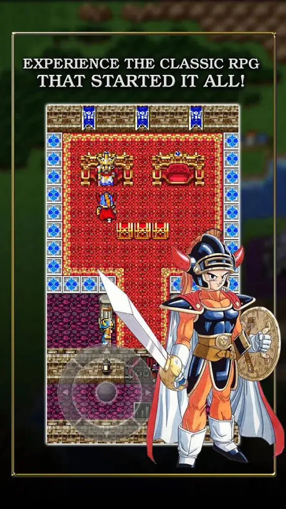 Screenshot of the DRAGON QUEST app
