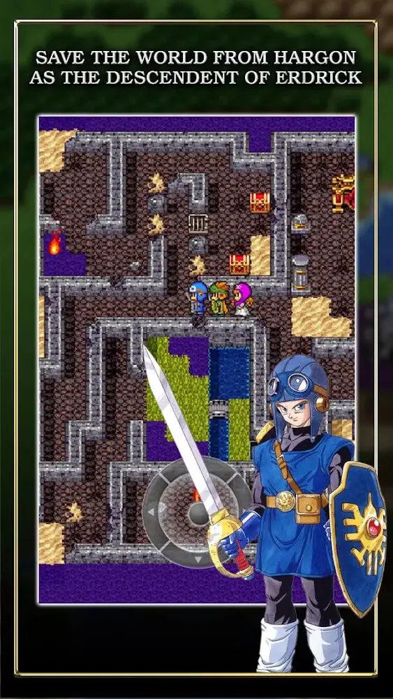 Screenshot of the DRAGON QUEST II app