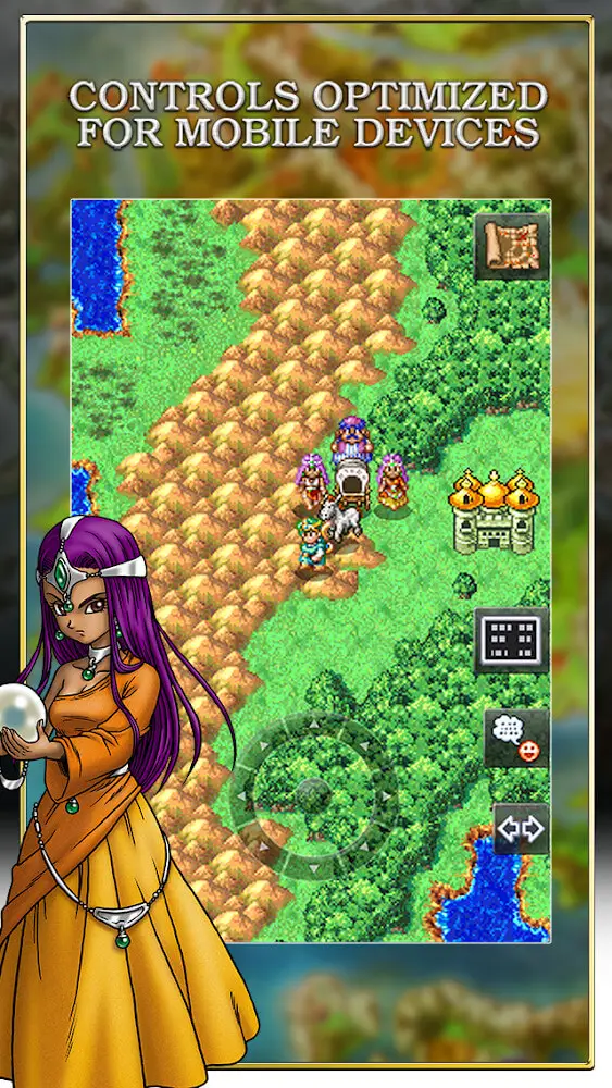 Screenshot of the DRAGON QUEST IV app
