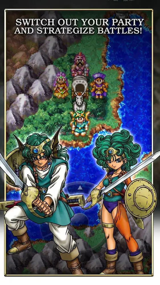 Screenshot of the DRAGON QUEST IV app