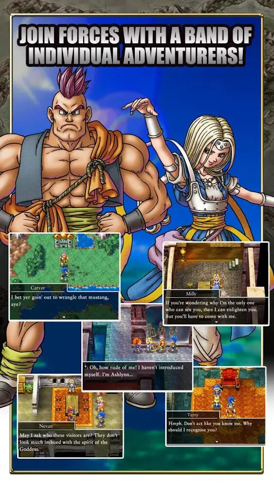 Screenshot of the DRAGON QUEST VI app