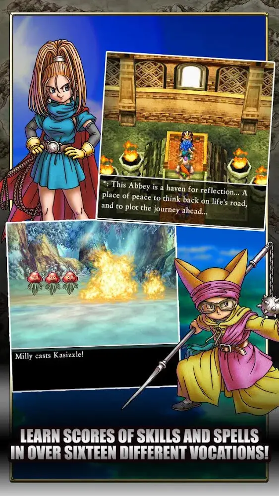 Screenshot of the DRAGON QUEST VI app