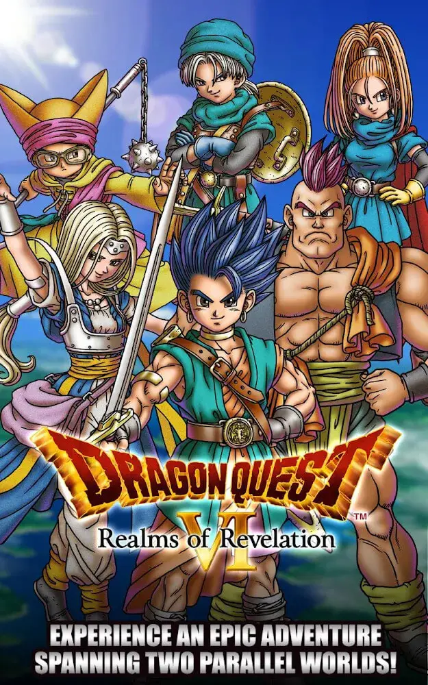 Screenshot of the DRAGON QUEST VI app