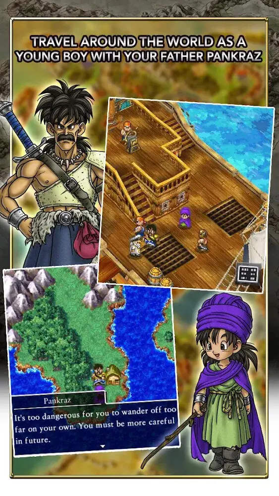 Screenshot of the DRAGON QUEST V app