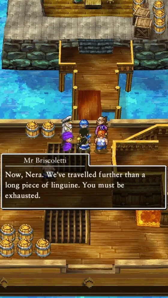 Screenshot of the DRAGON QUEST V app