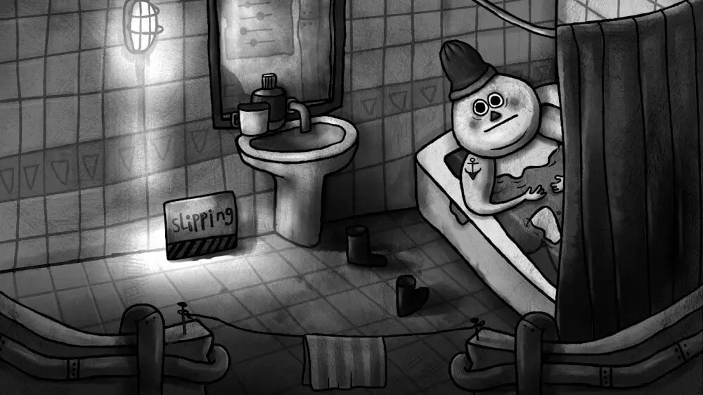 Screenshot of the Dad's Monster House game