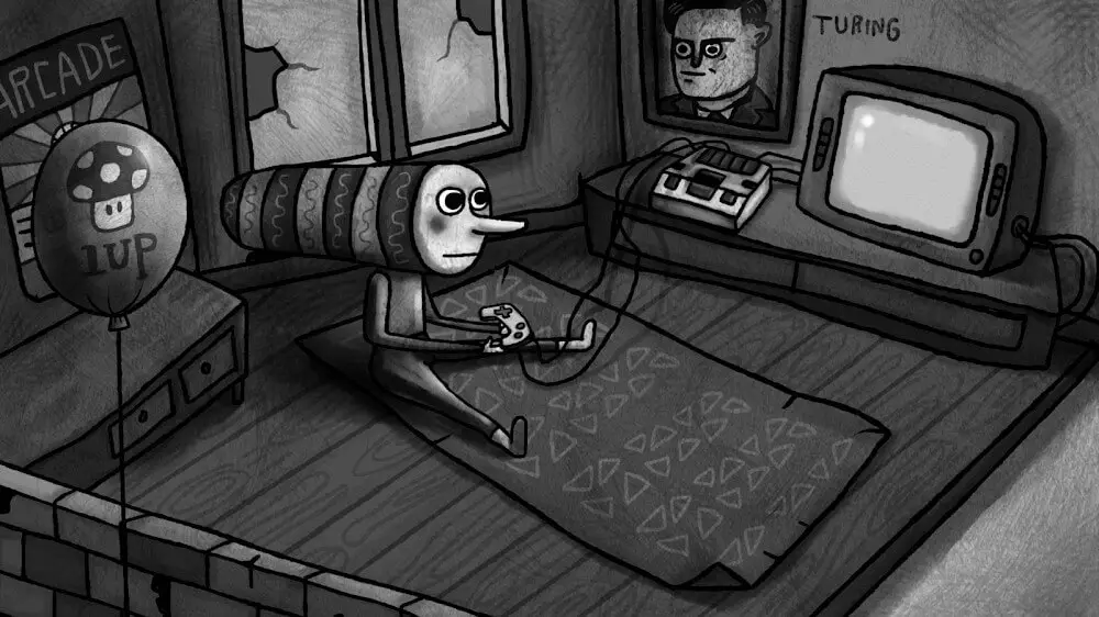Screenshot of the Dad's Monster House game