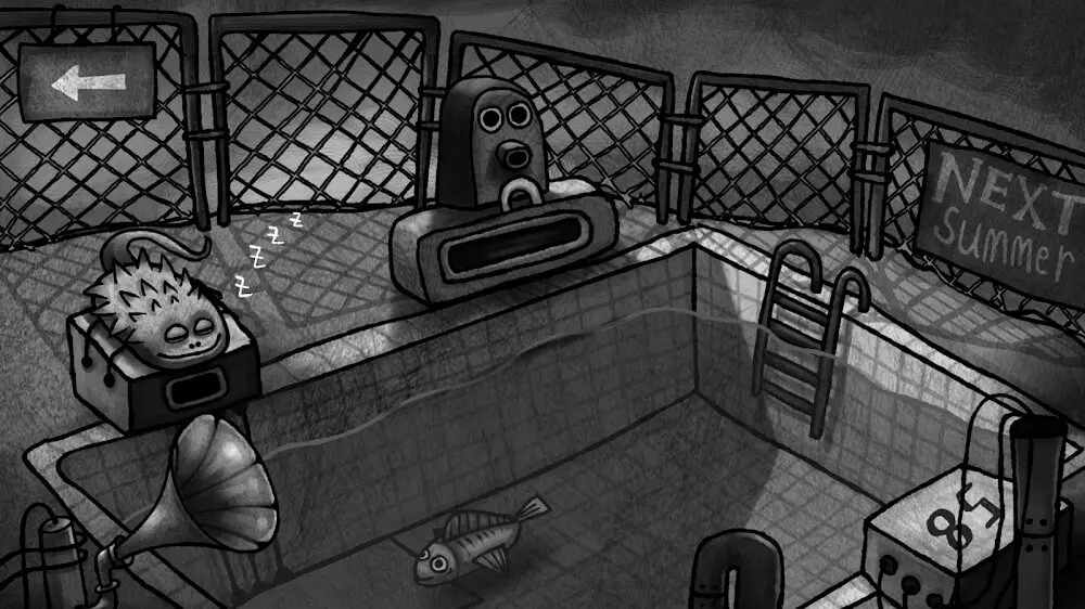 Screenshot of the Dad's Monster House game