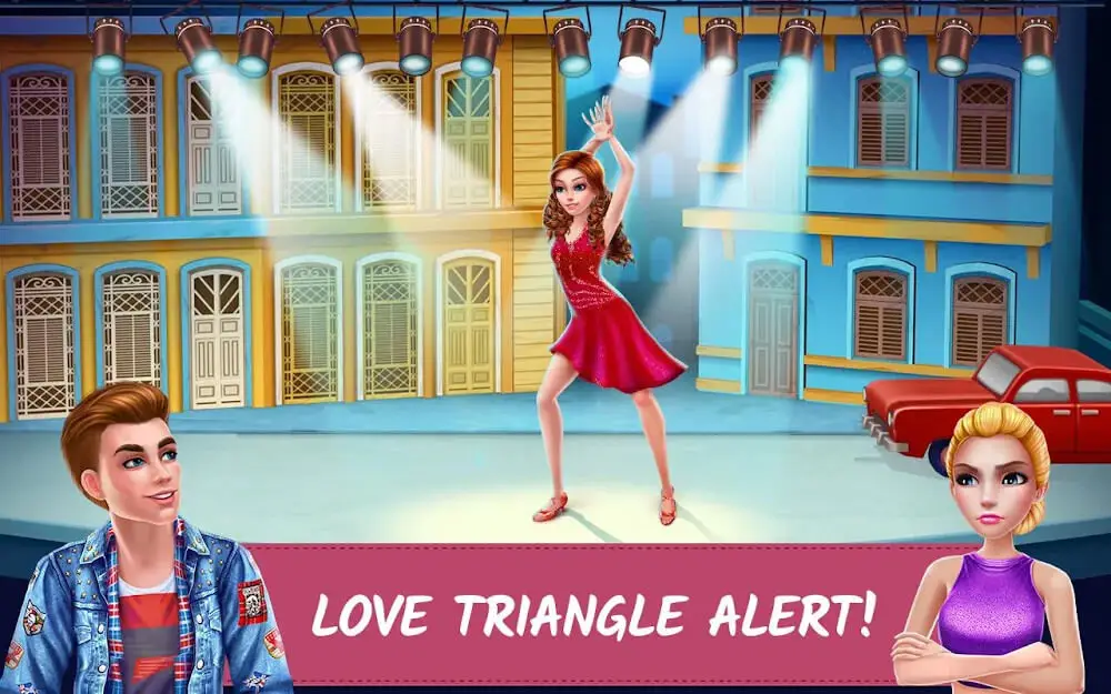 Screenshot of the Dance School Stories game